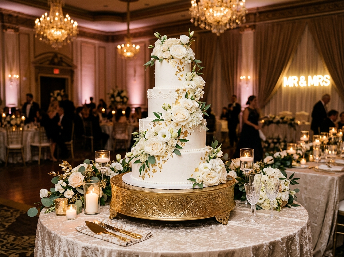 Grand Tiered Wedding Cakes
